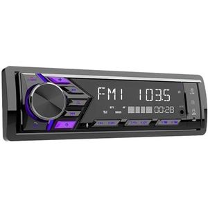 1DIN Autoradio MP3 Multimediaspeler Bluetooth AUX TF-kaart USB-ondersteuning Telefoon opladen FM-radio(MP3 MIC)
