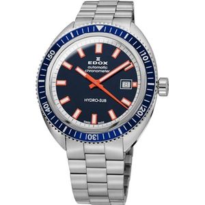 EDOX Analoge mid-37140, zilverkleurig