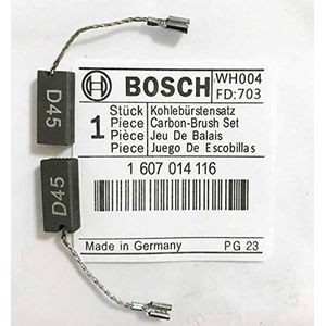 Originele Bosch KOOLBORSTELS 1607014116 voor PWS 7-115 GWS 7-115 (GWS 7-115 met een P/N van 3601C88171) GWS 7-125 Haakse slijper GWS 9-125 CE GWS 500 GNF 20 CA