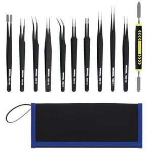 MMOBIEL Pincettenset - 10x - Precisie ESD - Roestvrij Staal