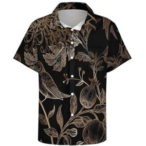 Hawaiiaanse Interessante Shirts voor Heren, Zomerknopen Met Korte Mouwen, Los Casual Strandshirt (Color : Color 7, Size : 4XL)