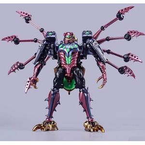 Speelgoed transformeren. Beast Warrior-serie speelgoed BWM-11 metalen Wolf Spider-actiefiguur, geschikt als cadeau for kinderen vanaf 6 jaar oud, ongeveer 7 inch lang
