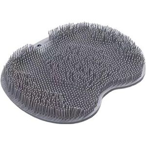 Badsponzen for volwassenen, badspons, mesh poef badspons, schuim Loofah spons (Size : Gray)