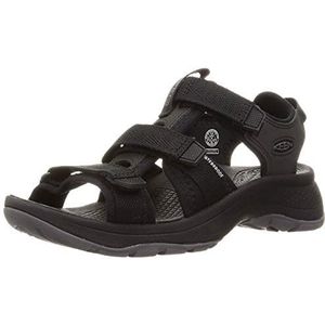 KEEN Astoria West Open Toe, damessandalen, Zwart, 38.5 EU