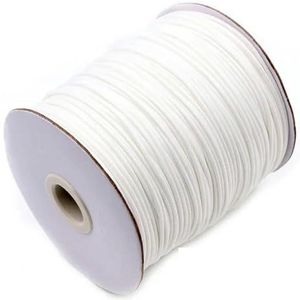10 m/partij 15 kleuren lederen koord lijn gewaxt koord katoenen draad string riem touw voor ketting DIY sieraden maken armband benodigdheden-wit-1,5 mm