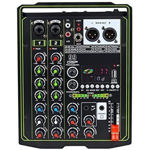 Audiomixer, Professionele 4-kanaals kleine mixer 99 DSP digitale opnameconsolemixer Mobiele telefoon Live-uitzending Computer Home KTV