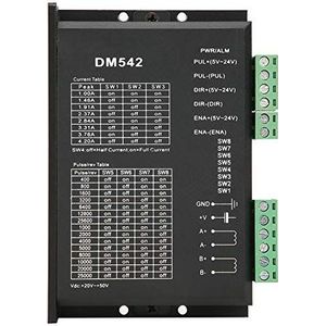 Keenso stappenmotordriver DM542 2-fasige digitale stappenmotor 18-48 V gelijkstroom voor serie 57/86 stappenmotoren 4,2 A Andere industriële automatisering