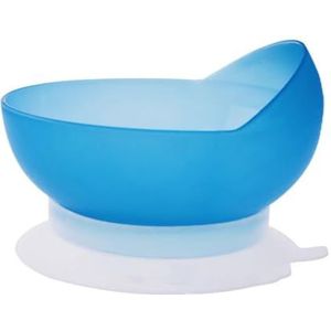 Schepkom Met Zuignap, Serviesgoed Hoge-laag Schepkom Met Zuignap, Lekvrij Bord For Ouderenzorg, For Patiënten En Kinderen Met Speciale Behoeften(Blue)