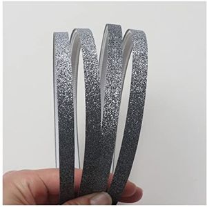 Haarband 4 STUKS Meisjes glitter haarbanden hoofdbanden haaraccessoires tanden haarbanden Haarbanden Voor Make-up (Size : Silver)