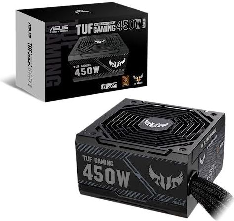 ASUS - TUF-GAMING-450B - Voeding - Zwart - 450 W - 20+4 pin ATX