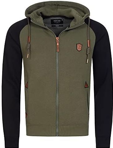 INDICODE JEANS Sweatvest 'Arbutus'  navy / kaki