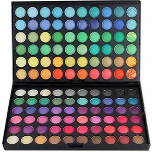 Oogschaduwpalet, 120 kleuren, make-up-paletten voor ogen, oogschaduw, palet, professioneel make-uppalet voor professioneel of privégebruik