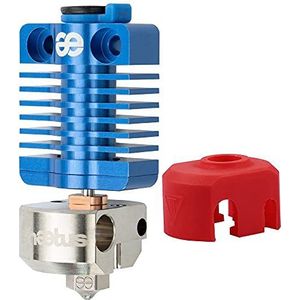 Dragonfly BMS Extrusiekop - Bimetaal warmte-isolatie, koperen mondstuk, verwarmingsblok voor 3D-printer CR10, Ender 3s, Ender 3 Pro, V2, CR-10, Ender 5 Pro