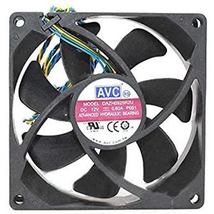 SCYHGLM CPU case fan 12V 0.60A voor DAZH0925R2U AVC 9025, PWM high speed fan 90x90x25mm 4-wie