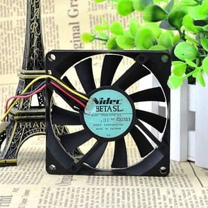 Original D08R-12TM DC12V 0.12A 8CM 8015 Ultra-Slim Quiet Case Cooling Fan