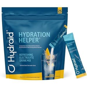Hydraid Hydration Helper® MANGO – Rapid Rehydration & Recovery – Elektrolytenpoeder met 1118 mg elektrolyten voor sport en snel herstel – 25 zakjes met mango en passievrucht smaak