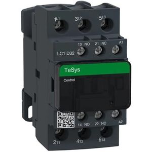 Zwart LC1D32U7 AC contactor 32A 240V 3 NO