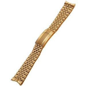 LUGEMA 20 Mm 21 Mm Horlogeband Stalen Jubileumarmband Compatibel Met Rolex Datejust 41 Mm Horloge (Color : Gold, Size : 21mm)
