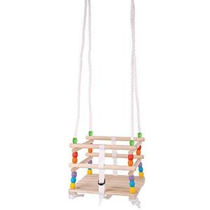 Bigjigs Toys My First Houten Cradle Swing Seat - Geschikt voor 12-36 maanden