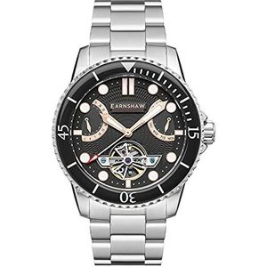 Earnshaw automatisch horloge ES-8134-44, zilver, armband