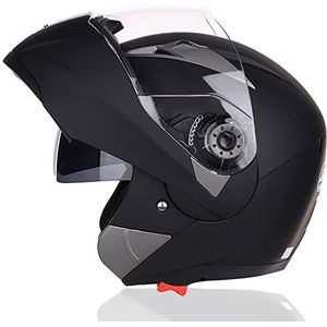 Motorhelm, DOT/ECE goedgekeurde modulaire integraalhelm for motorfietsen, dubbel vizier B,XL(B,L(5960cm))