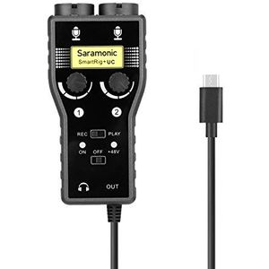 Saramonic SRSMARTRIG2 Tweekanaals microfoon en gitaar interface