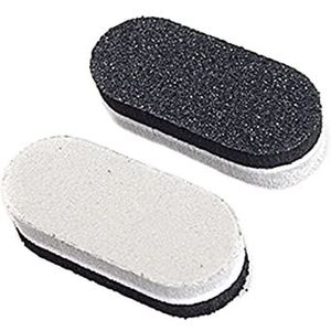 Een nagelsnijder Mini spons nagelbuffervijltjes 100/180 grit 4,8x2x1,2cm Multicolor 10/20/40 stuks(Black-20pcs)