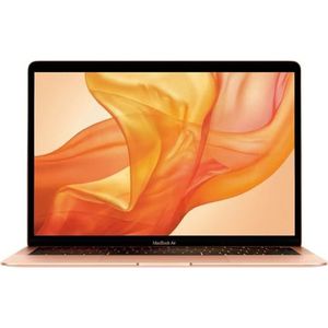 Apple MacBook Air 2019 met Intel Core i5 (13-inch, 16 GB RAM, 512 GB SSD-opslag) (QWERTY Engels) Goud (Refurbished)