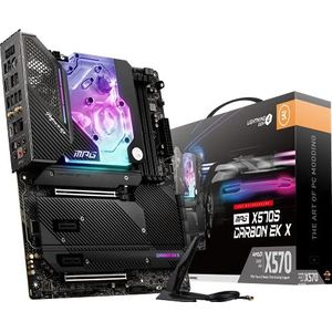 MSI MPG X570S Carbon EK X Gaming-moederbord (ATX, AMD, Socket AM4. DDR4, PCIe 4, CFX, M.2-sleuven, Wi-Fi 6E)
