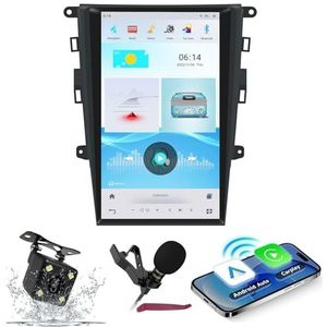 Android 15 Autoradio Navi voor F-ord Mondeo (2013) 13.6 ""Touchscreen Car Multimedia Player met Wireless Carplay GPS Navigatie Bluetooth5.0 HIFI FM 5G-WiFi SWC DSP MIC,6g+128g