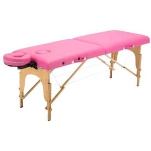 Draagbaar opvouwbaar schoonheidsmassagebed, tilbaar tatoeagebed met hoofdgat, acupunctuur- en vuurtherapie-begassingsbed, geschikt for spa-salon(Color 8,186x60x50-78cm)