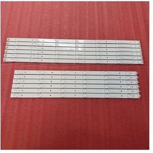 12 stuks/set LED-strips 13LED for RCA RLD5515A-C PLDED5515-B-UHD H-ier 55E5500U 55E5500 CRH-K553535T0613L4CF-Rev1.1 PLED5529A-C(12 PCS For 1 TV)