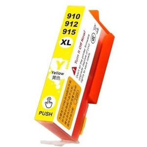 Inktcartridge 910XL 912XL 915XL Compatibel met O-ficejet 8010 8020 8025 8028 8022 8026 8012 8018 8023 8031 ​​8033 8034 printers(Y)