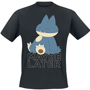 Pokémon Munchlax - Maybe Later T-shirt zwart M