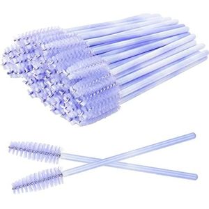 Mascara toverstaf borstel kristal wenkbrauw wimper verlenging applicator make-up kits (geel)