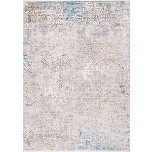 Safavieh Hedendaags tapijt voor woonkamer, eetkamer, slaapkamer - Dream Collection, korte pool, grijs en multi, 183 x 274 cm