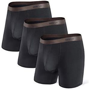 Separatec Heren Boxershorts Ondergoed bamboe vezel Comfortabele Retro Shorts Elastisch Zacht Classic Fit Ondergoed Trunks