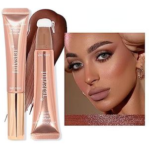 INTEROOKIE Vloeibare Blush Stick, Hoogglans Flash Matte Finish, Parelmoerglans (06#*10ML)