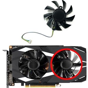 Vervangende ventilator FD8015U12D voor ASUS GeForce GTX1660ti 1650 DUAL grafische kaart(Right fan)