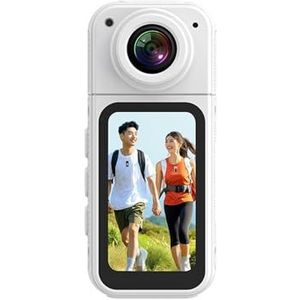 Actiecamera, Duimsportcamera HD 180° draaibaar WiFi mini-actiecamera met magnetische clip for buitenvideorecorder for fietshelm, fietsen en wandelen,voor fietsen, motorfietsen(32G Card)