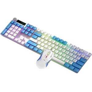 alloneslife 104Keys Mechanische Toetsenborden En Met Dynamische Verlichting Voor Gaming Liefhebbers