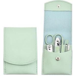 KFGISD, Nagelknipperset, nagelknipperset, roestvrij staal, manicuremes for thuis, trimgereedschap for dode huidcellen, 7-delige set, manicureset,Bestekrek