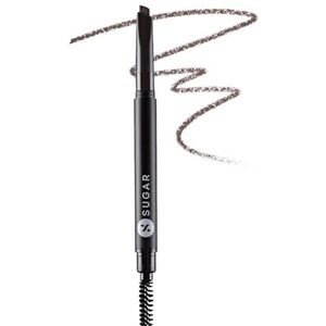SUGAR Cosmetics Arch Arrival Brow Definer 02 Taupe Tom (grijsbruin), 0,35 g