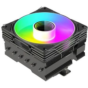 HIOPOIUYT ARGB CPU Koelers 6 Heatpipes CPU Luchtkoelers ARGB Licht Sync Moederborden 5 V 3PIN Connectoren CPU Fan Voor PC Computer Case