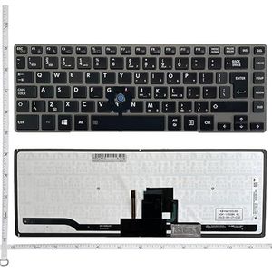 US/UK/UI/SP/FR/laptoptoetsenbord voor Toshiba voor Portege Z30-A Z30-B Z30-C Z30T-A Z30T-B Z30T-C/Z40-B Z40-A Z40-AK/AB Z40T-A R30-AK/A(Dark green)