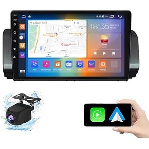 Android 13.0 2 Din Autoradio 10"" Touchscreen Auto Stereo Voor Renault Sandero 2021 Met Draadloze Carplay Android Auto GPS Navigatie AHD Omgekeerd Beeld Stuurwielbediening(P6(6G+128G))