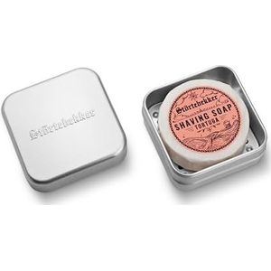 Störtebekker® Premium scheerzeep & zeepblikjes set - zeepdoos aluminium set incl. scheerzeep in verschillende varianten - veganistische scheerzeep handgemaakt in zeepfabriek (Tortuga)