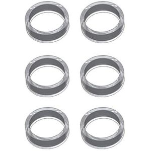 6Pcs Siliconen Joystick Protectors Elastische Rocker Beschermende Ringen Voor Game Controller Accessoire Onzichtbare Guard Joystick Slijtvaste Ringen