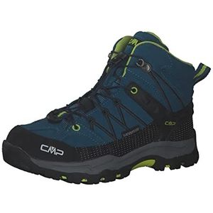 CMP Kids Rigel Mid Trekking Shoe Wp uniseks-kind Trekking- en wandelschoenen, Deep Lake Acido, 39 EU