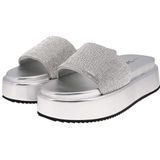 Buffalo - Noa Glam - Vegan Teenslippers - Glitterend Zilver